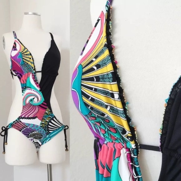 B. Swim Other - B. Swim Monokini Mad Hatter One Piece Swimsuit